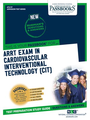 cover image of ARRT EXAMINATION IN CARDIOVASCULAR-INTERVENTIONAL TECHNOLOGY (CIT)